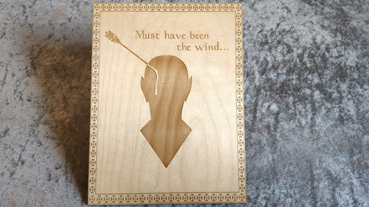 Skyrim meme, Laser engraved