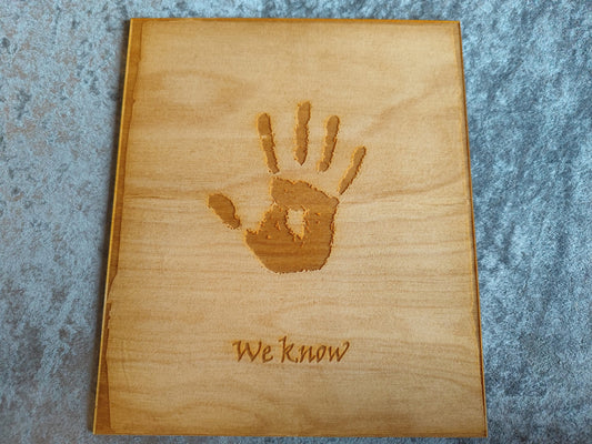 Mysterious note from the Dark Brotherhood, The Elder Scrolls, Laser engraved